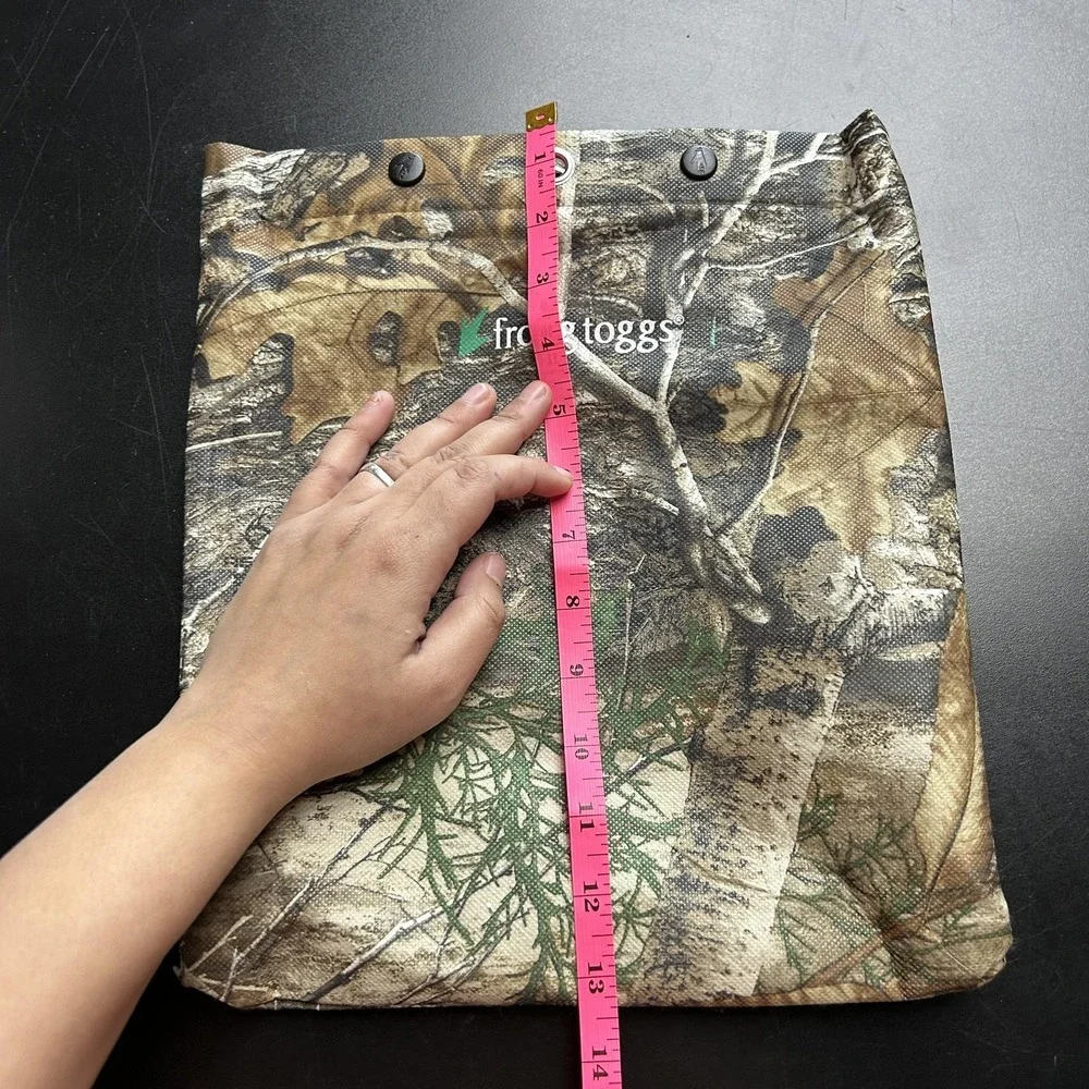 Frogg Toggs Camo Utility Pouch Realtree Brown Hunting Gear Bag One Size Snap